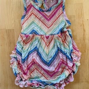 Little Sleepies Rainbow Romper
